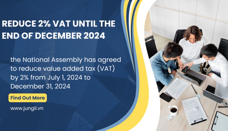 CONTINUE TO REDUCE 2% VAT UNTIL THE END OF DECEMBER 2024